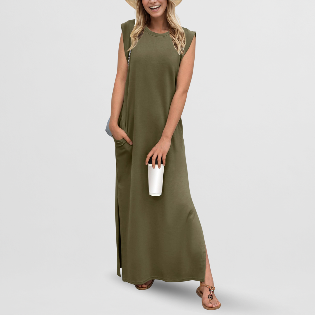 Diana | Handgefertigtes Maxikleid
