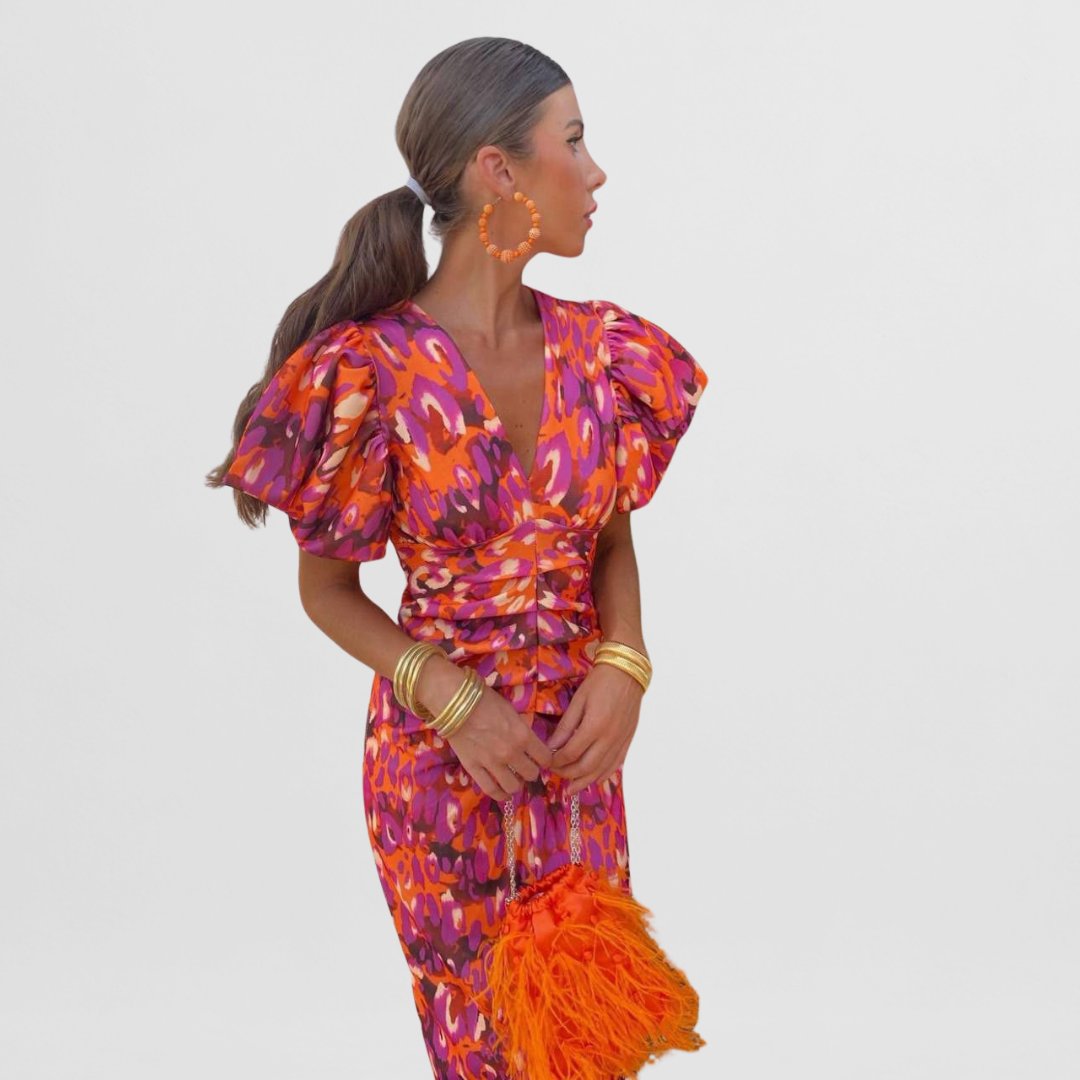 Alma | Buntes Premiumkleid