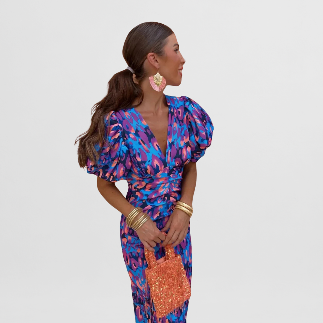 Alma | Buntes Premiumkleid