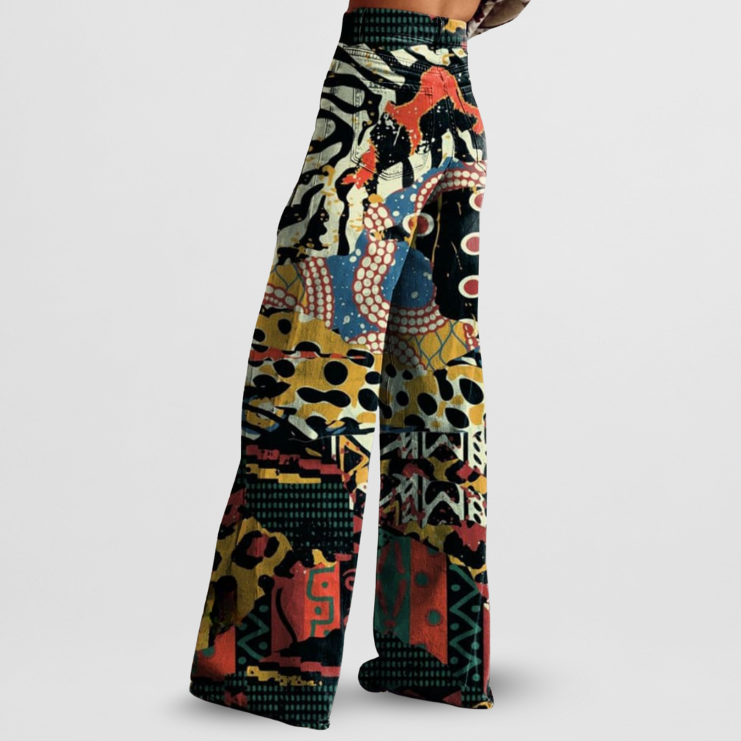 Madison | Weite Hose mit Design