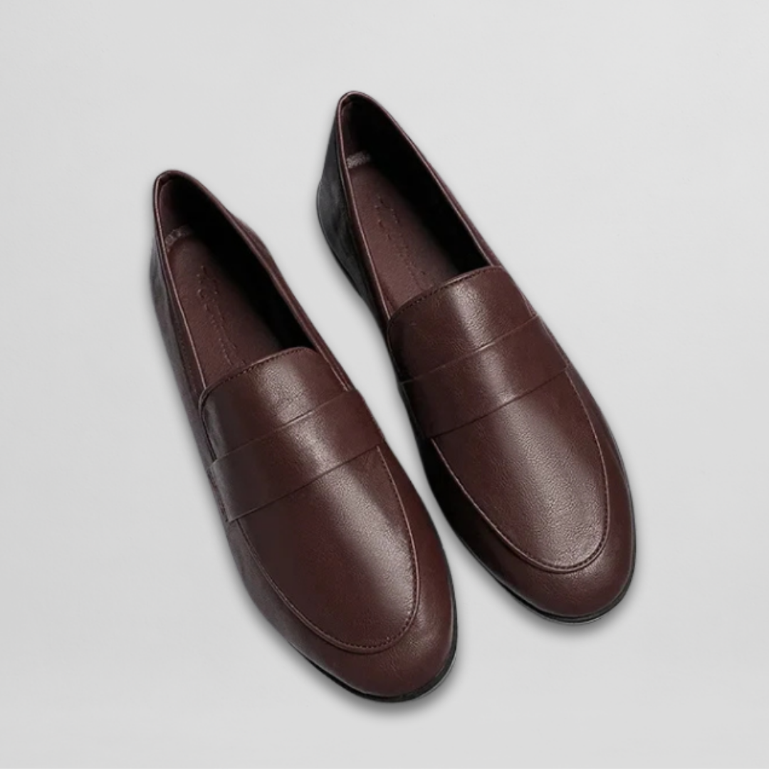 Tanja | Retro Leder Loafer