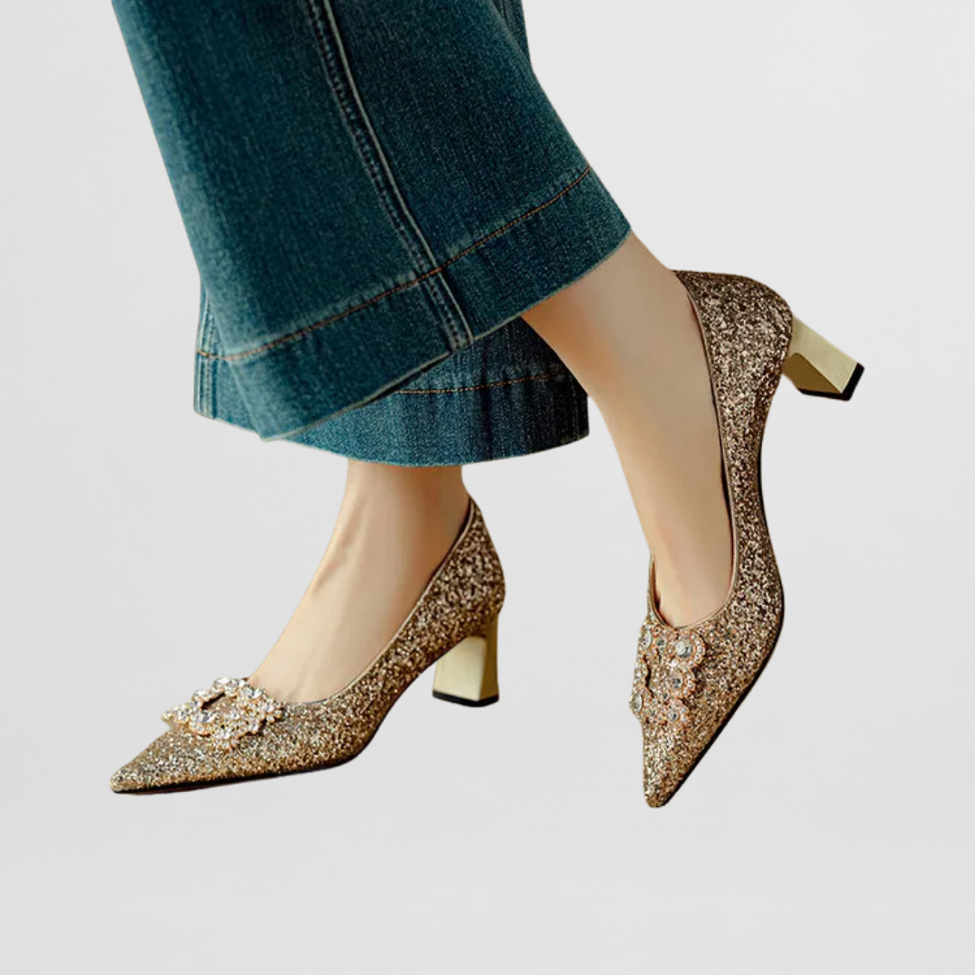 Gloria | Glitzernde Pumps