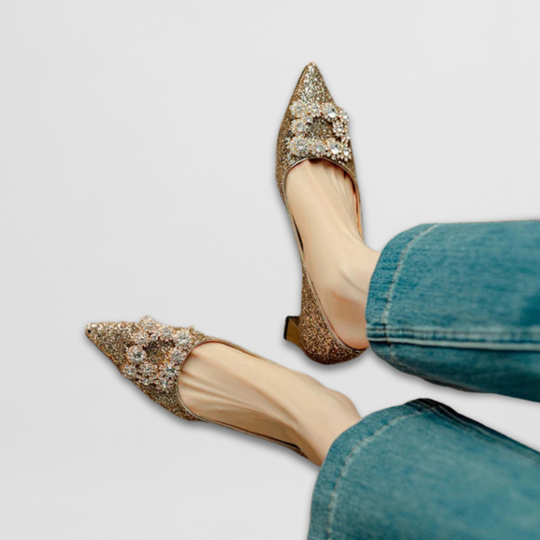 Gloria | Glitzernde Pumps