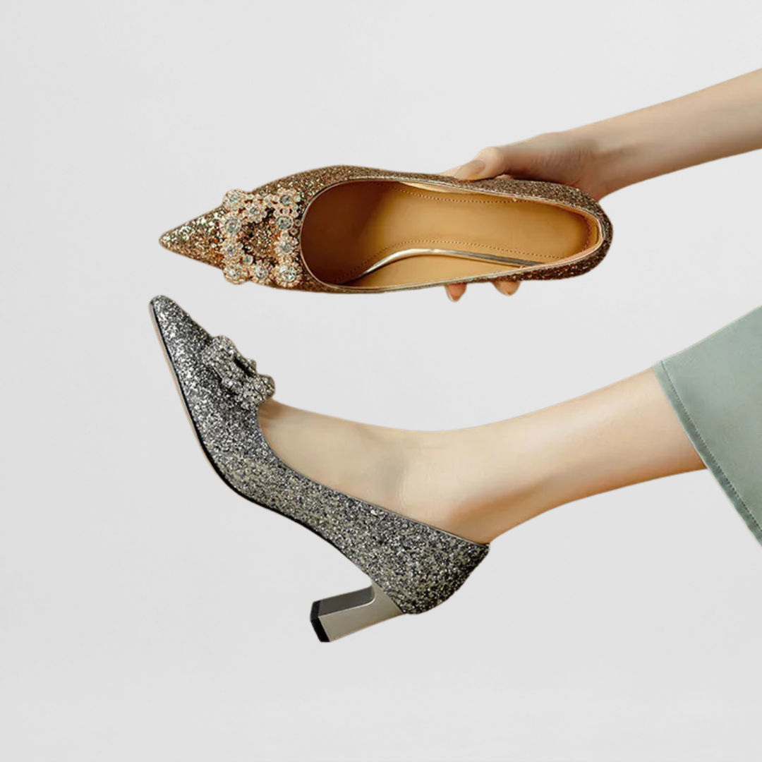 Gloria | Glitzernde Pumps
