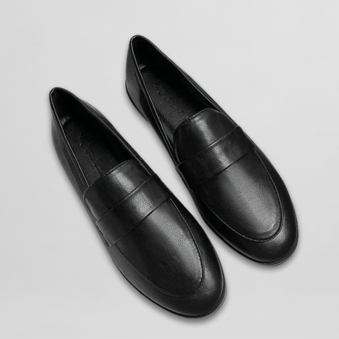 Tanja | Retro Leder Loafer