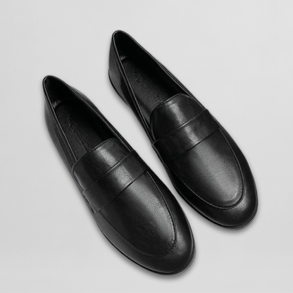 Tanja | Retro Leder Loafer