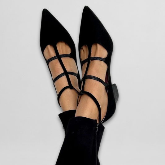 Valeska | Riemchen-Pumps spitz