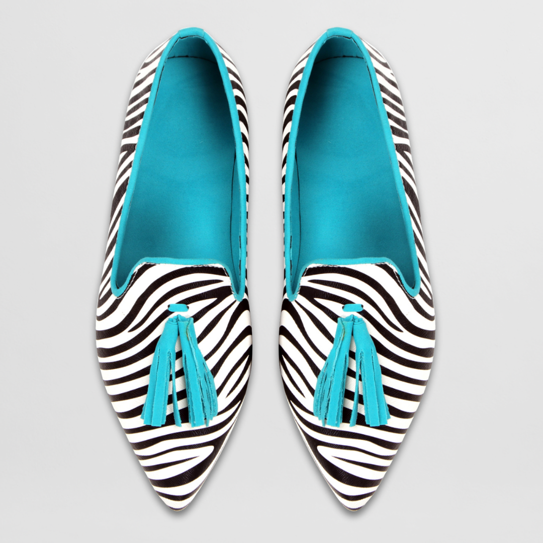 Violeta | Loafer mit Zebramuster