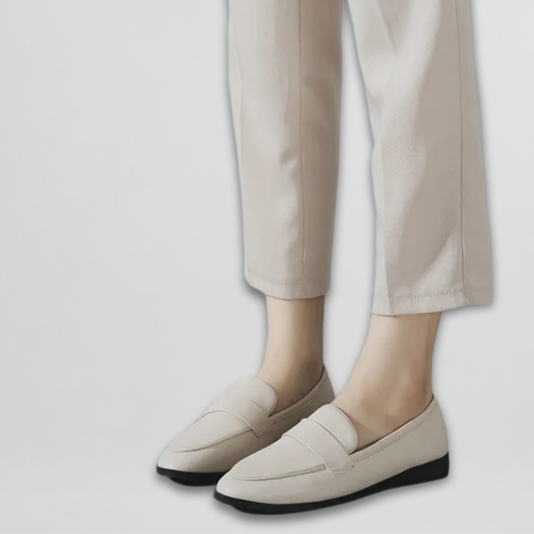 Tanja | Retro Leder Loafer