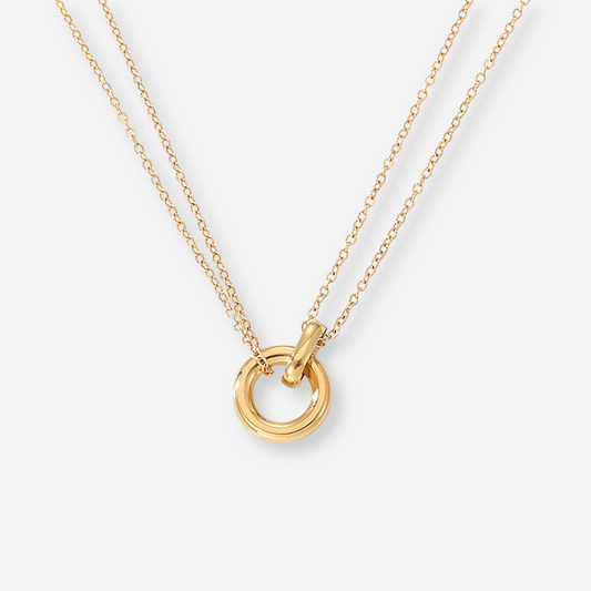 Harper | Goldkette mit Ring