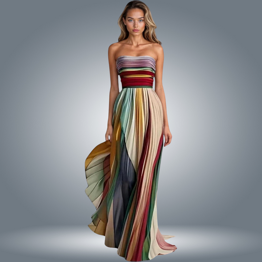 Clara | Langes, handgefertigtes Casual-Kleid