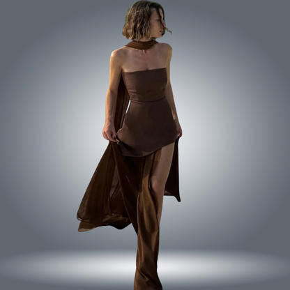 Bianca | Elegantes Abendkleid handgefertigt