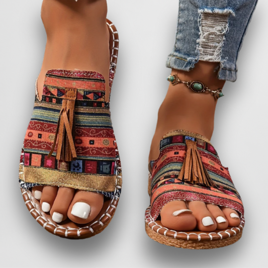 Luana | Sandalen mit Fransen