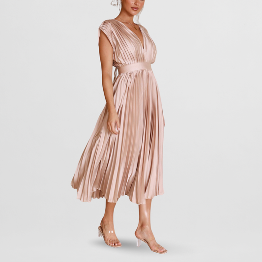 Nour | Elegantes Plisseekleid