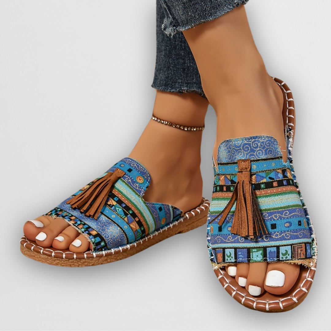 Luana | Sandalen mit Fransen
