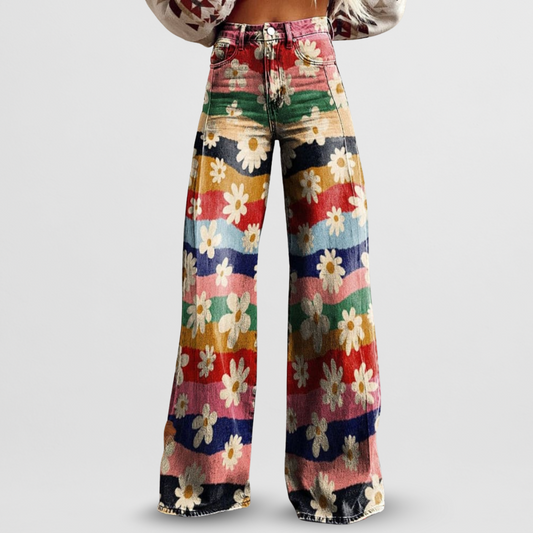Eleonora | Retro-Blumenhose