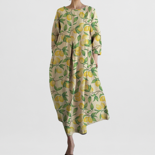 Lucia | Midi-Kleid im mediterranen Stil
