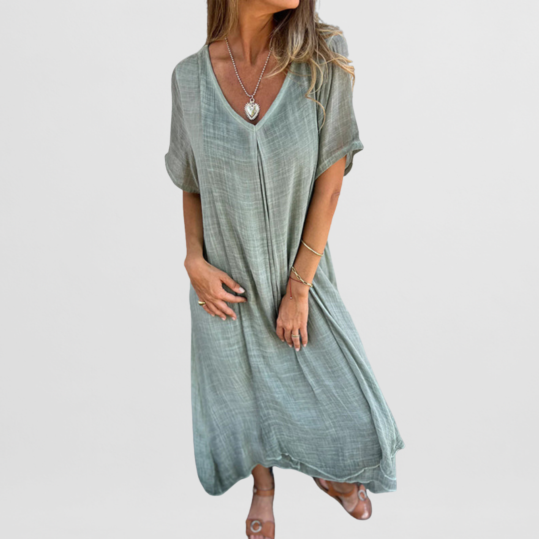 Lina | Leichtes Leinenkleid
