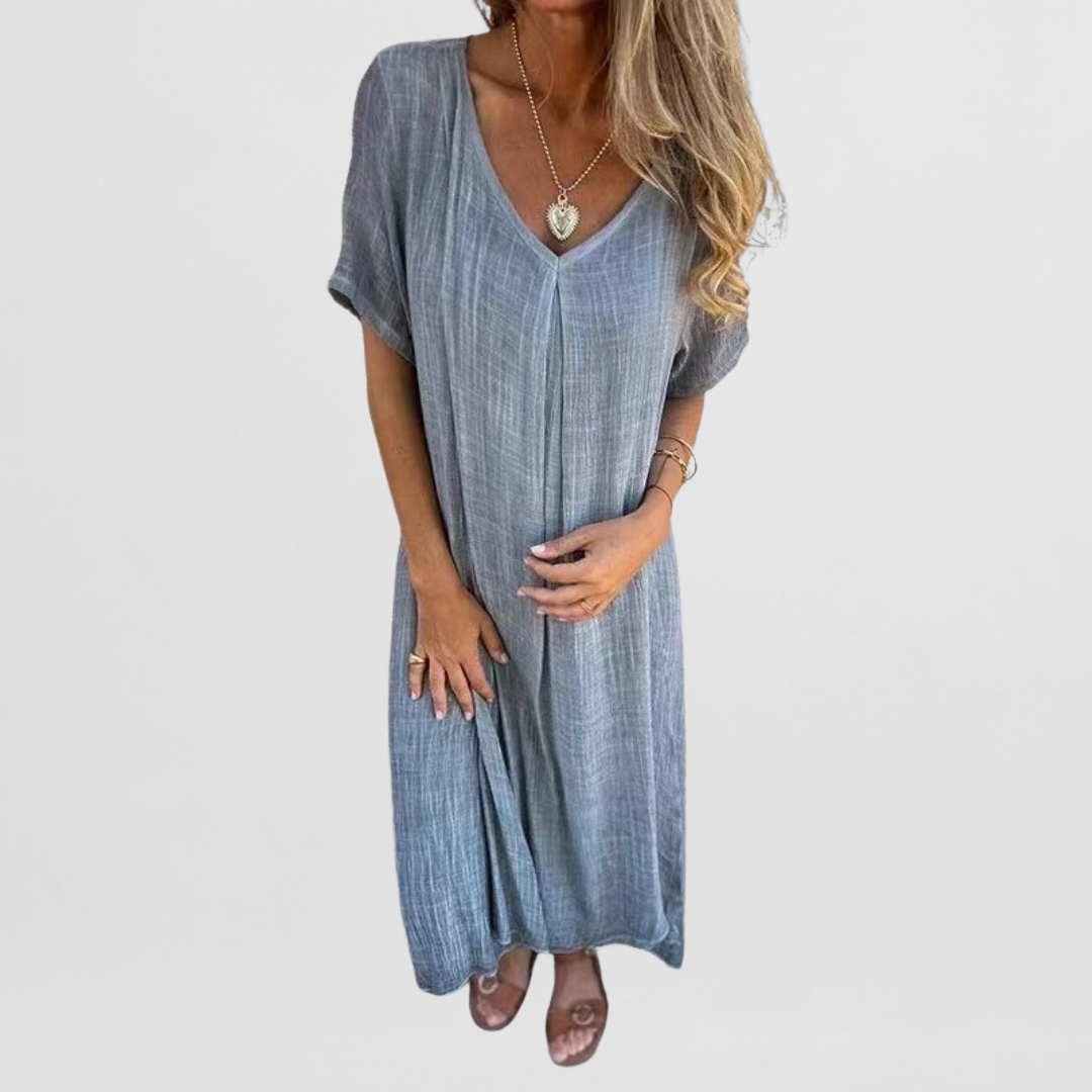 Lina | Leichtes Leinenkleid