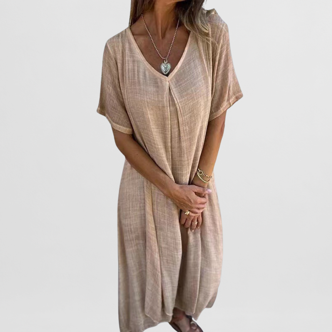 Lina | Leichtes Leinenkleid