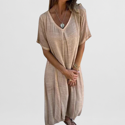 Lina | Leichtes Leinenkleid