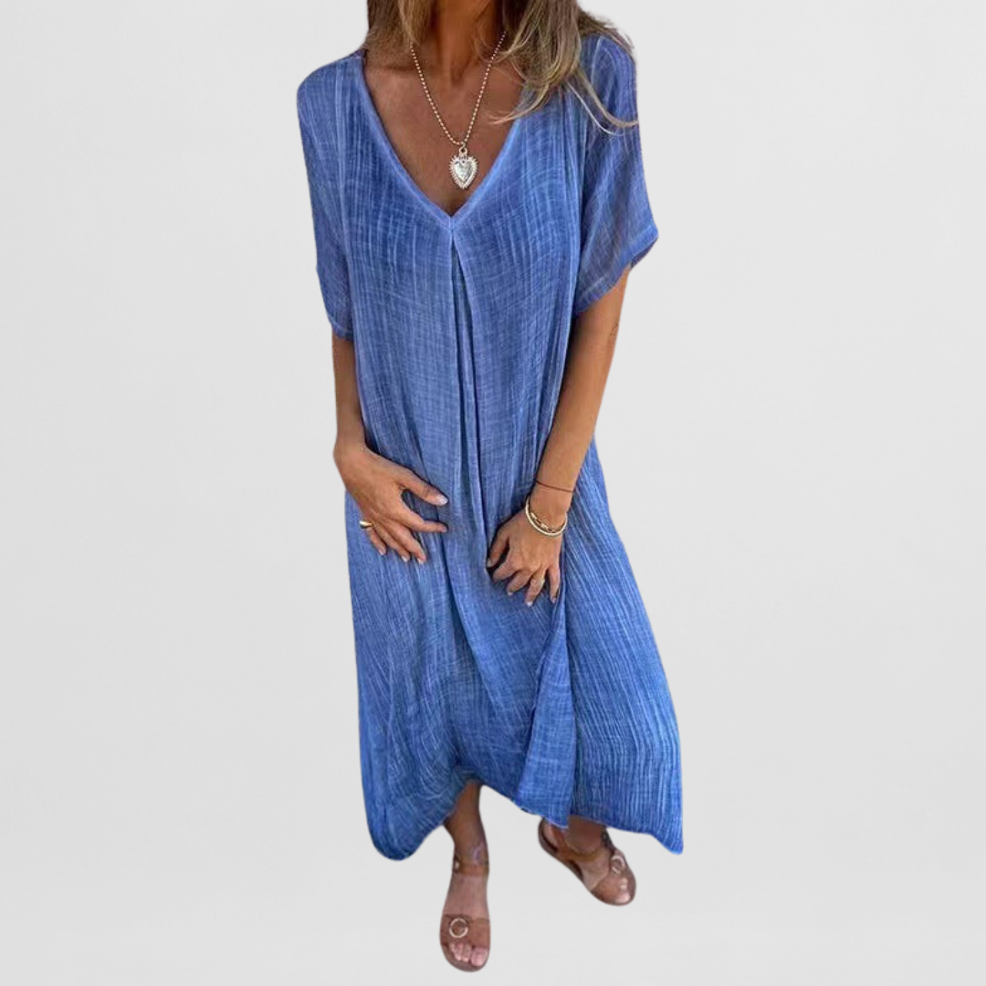 Lina | Leichtes Leinenkleid