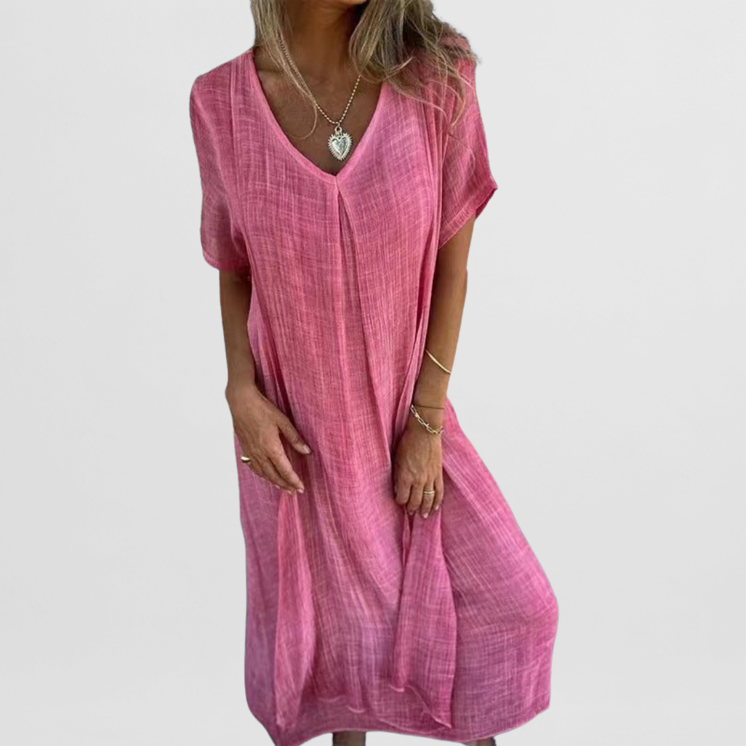 Lina | Leichtes Leinenkleid