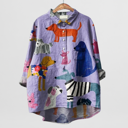 Tilda | Premium Bluse mit Print