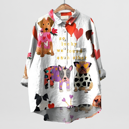 Romina | Bluse mit Druck