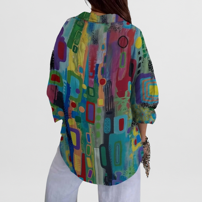 Saphira | Farbenfrohe Bluse