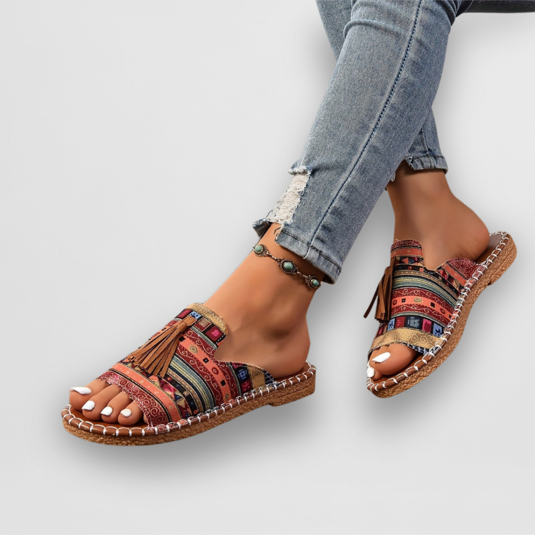 Luana | Sandalen mit Fransen