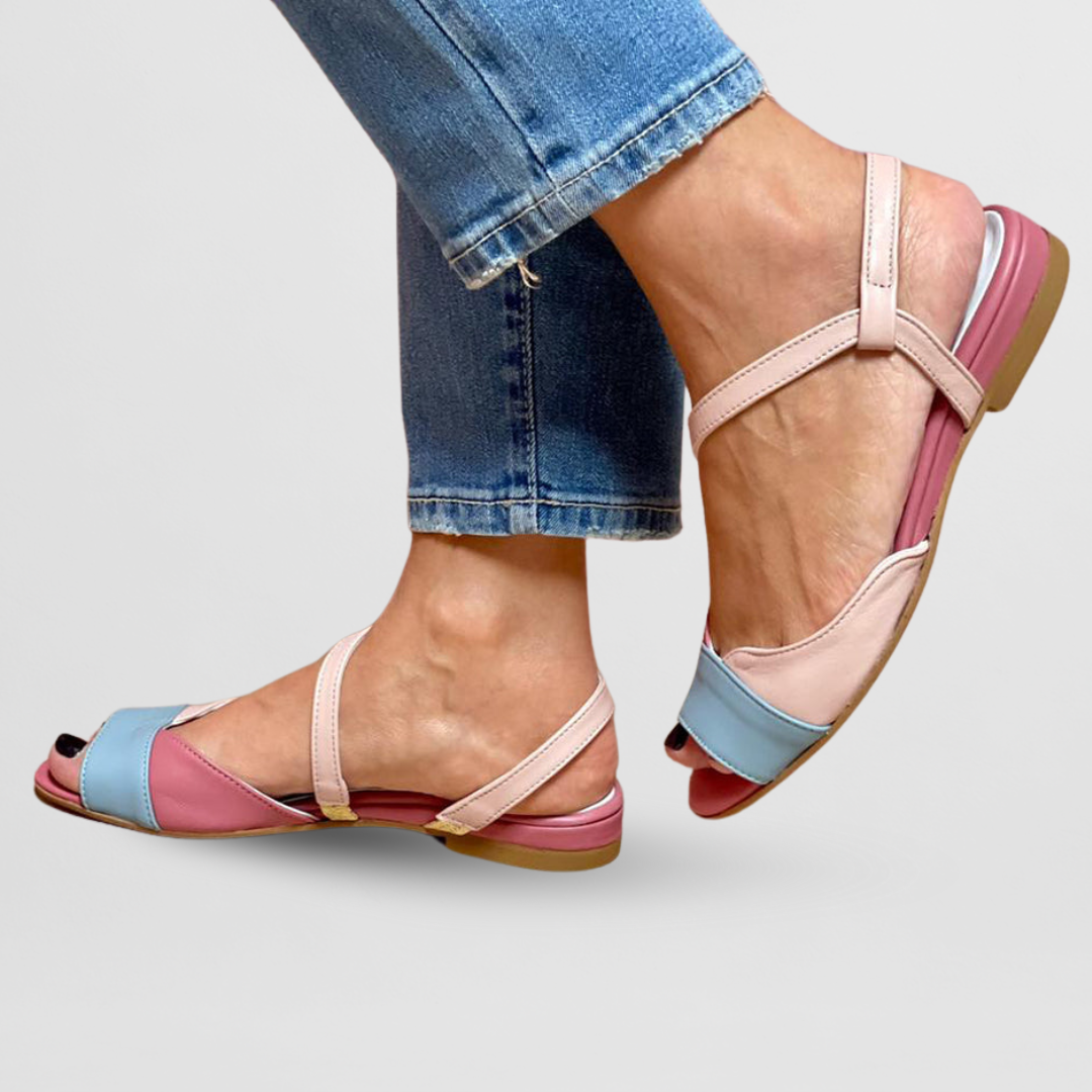 Rose | Pastellfarbene Sandalen