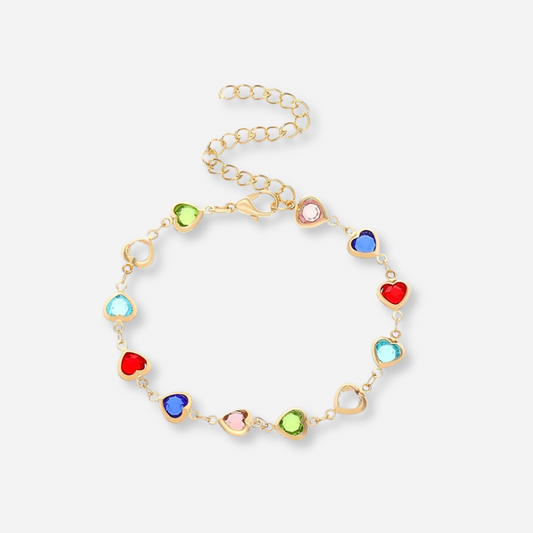 Titty | Buntes Herz-Armband