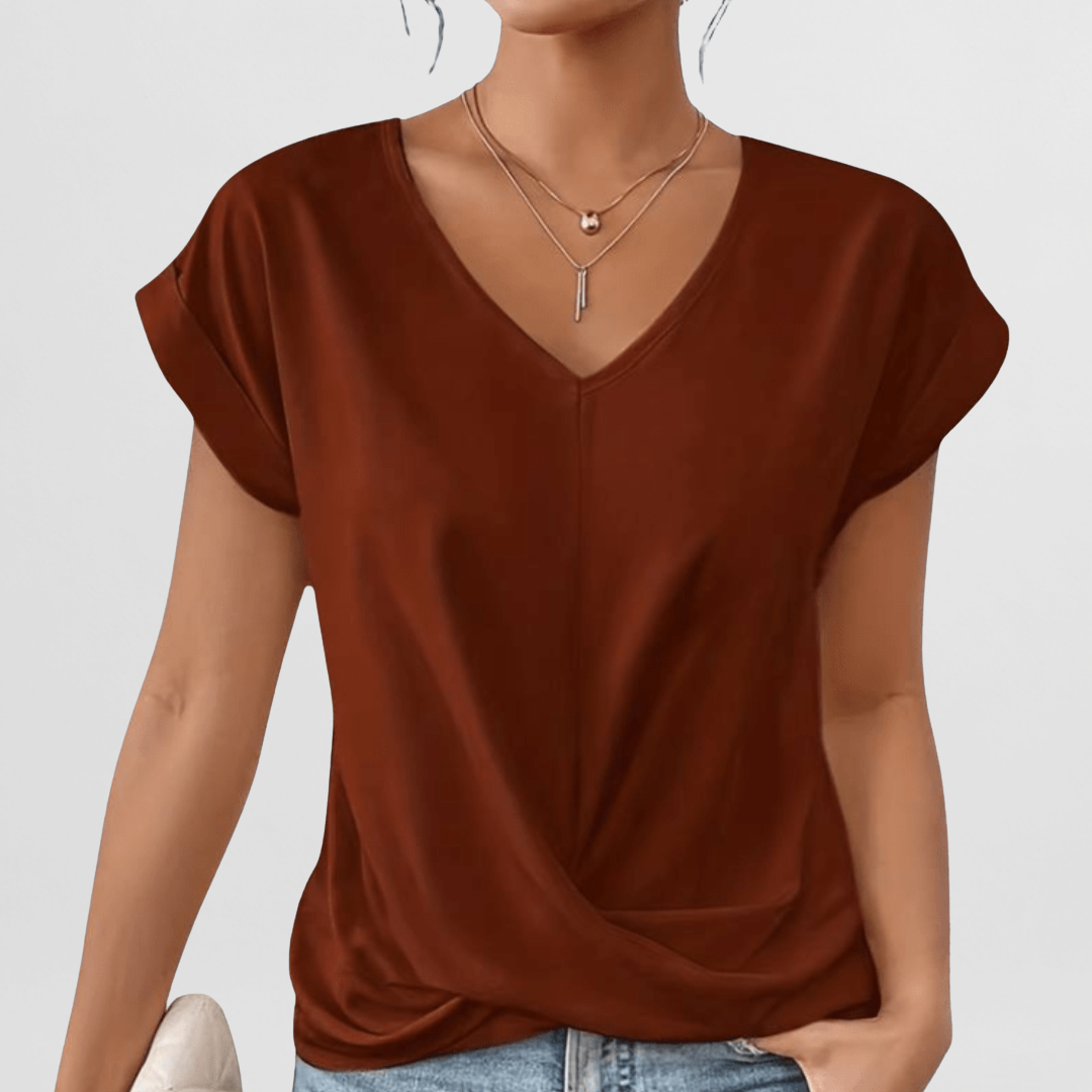 Brigitte | V-Bluse schlank