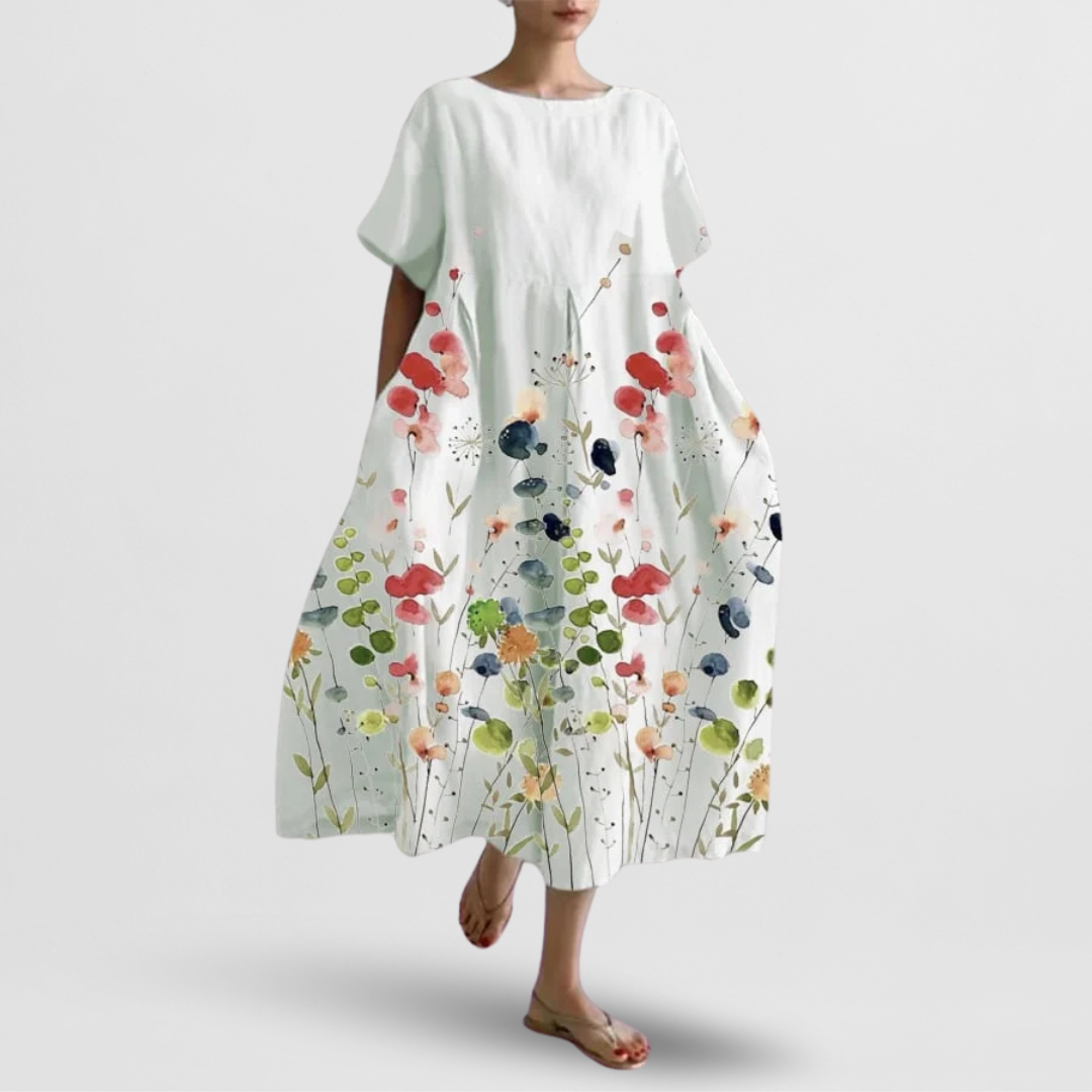 Hedda | Langes Blumenkleid