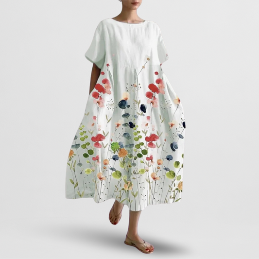 Hedda | Langes Blumenkleid