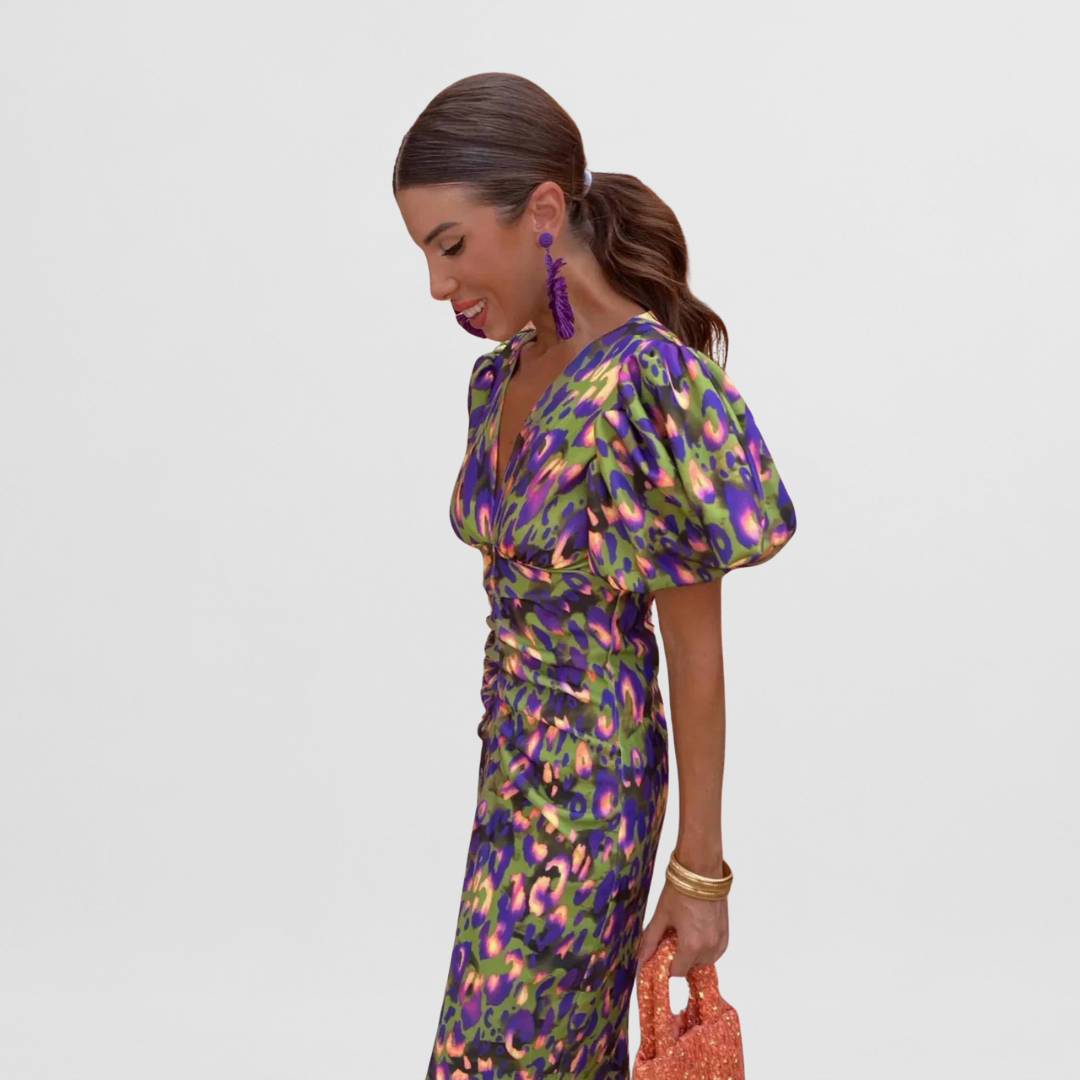 Alma | Buntes Premiumkleid