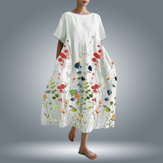 Hedda | Langes Blumenkleid