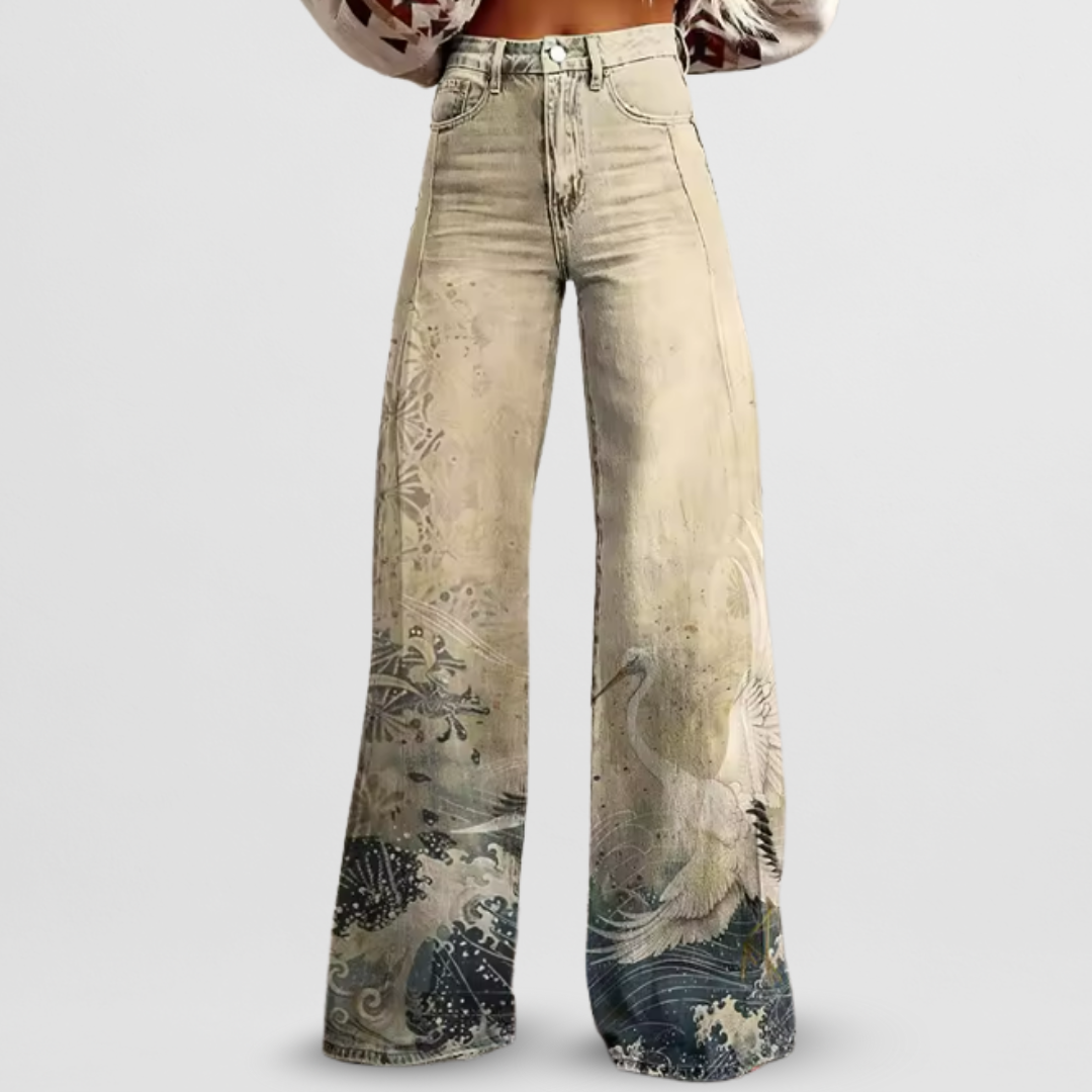 Ava | Boho Hose Japanischer Stil