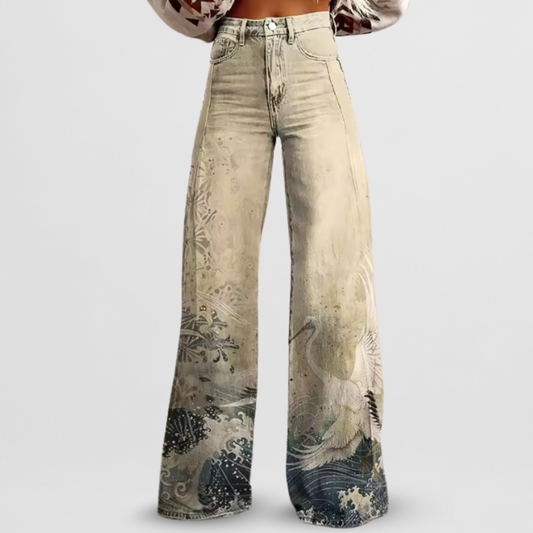 Ava | Boho Hose Japanischer Stil