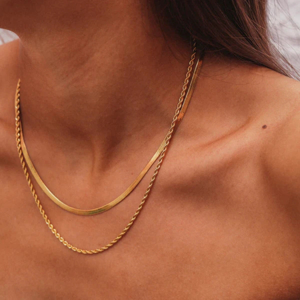 Hailey | Goldene Lagenketten