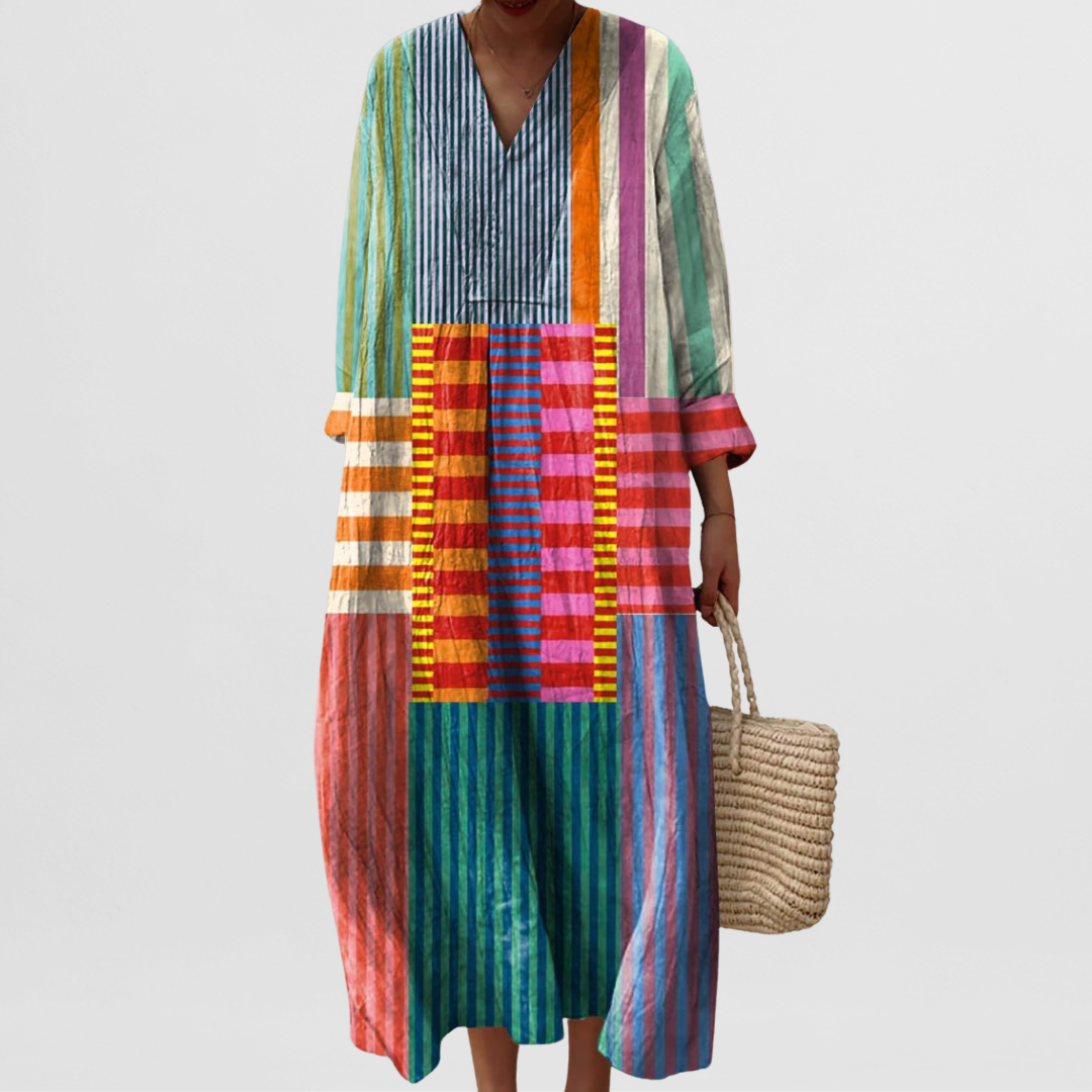 Ottilie | Geometrisches Kleid