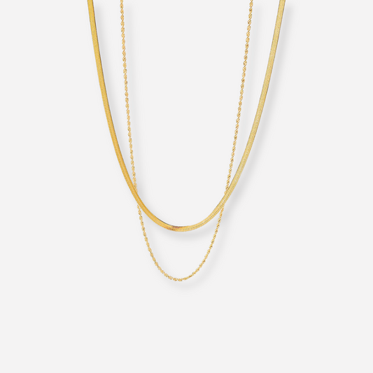 Hailey | Goldene Lagenketten